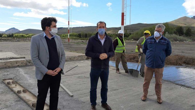 Gutiérrez en Chapelco, donde se hicieron obras en la pista. 