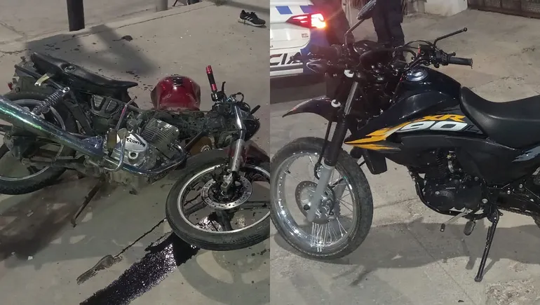 Así quedaron las motos del accidente que le costó la vida a un hombre de 31 años. Así quedaron las motos del accidente que le costó la vida a un hombre de 31 años.
