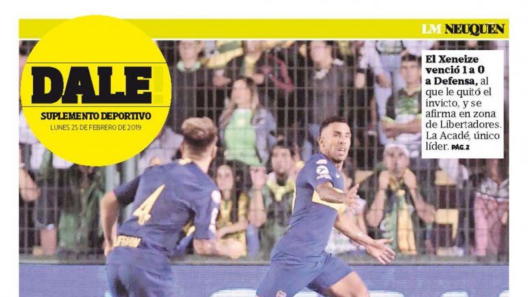 Lo festeja .Boca... y Racing