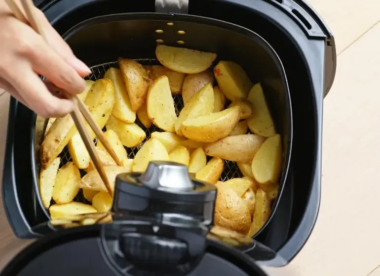 Las papas en freidora de aire, una opción saludable. Las papas en freidora de aire, una opción saludable.