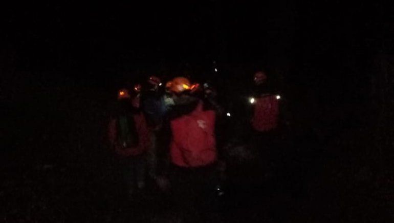 Rescate de una pareja mendocina