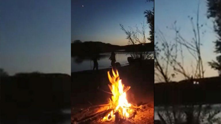 Una estrella fugaz atravesó el cielo neuquino y quedó registrado