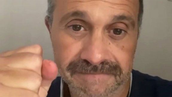 Video: Sergio Lapegüe dejó la sala de terapia intensiva