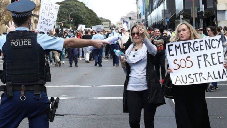 Australia condena a los manifestantes contra el bloqueo