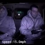 Las personas quedaron filmadas por las cámaras internas del camión. | LM Neuquen Las personas quedaron filmadas por las cámaras internas del camión.