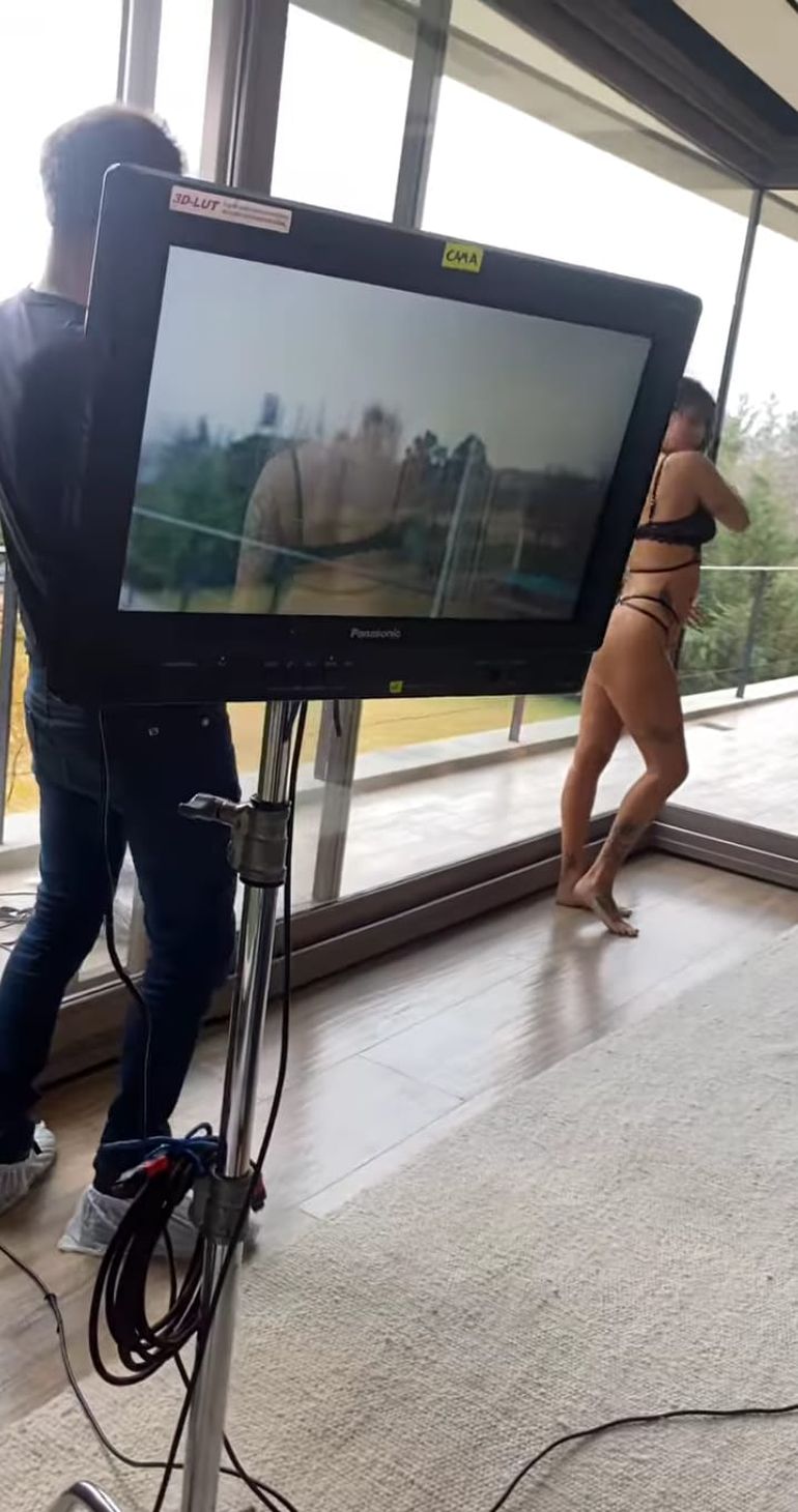 Desde Tulum, Ivana Nadal compartió en Instagram el detrás de escena de su nuevo proyecto laboral.