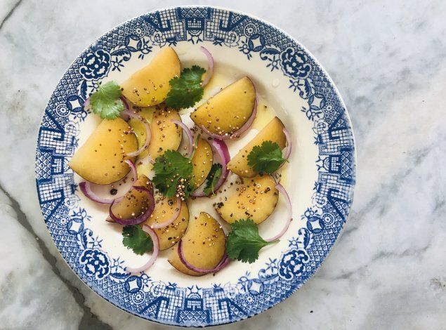 Una ensalada que aporta frescura y acidez. Fácil de hacer.