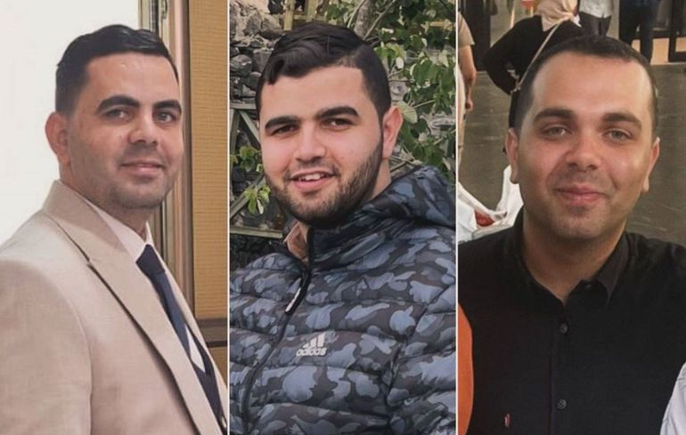 Los tres hijos de Ismail Haniyeh, el líder de Hamás, muertos en el ataque israelí. Los tres hijos de Ismail Haniyeh, el líder de Hamás, muertos en el ataque israelí.