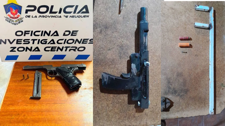 La Brigada de la Comisaría Tercera llevó a cabo un inmediato despliegue y secuestró varias armas de fuego.