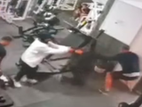 Video: entrenaba en el gimnasio y fue atacado a balazos por su ex suegra