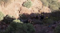 La Policía trabaja en el lugar del siniestro La Policía trabaja en el lugar del siniestro