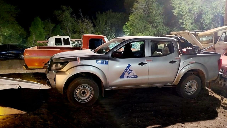 Un empleado de vialidad provincial fue atrapado conduciendo borracho.Foto: FM Patagonia.