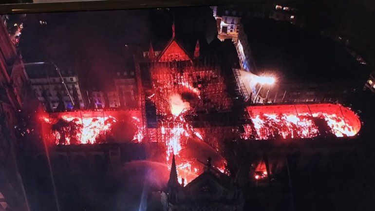 Alarma por un incendio en la catedral de Notre Dame en París