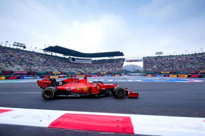 Vettel fue el mejor del viernes de la Fórmula 1 en México