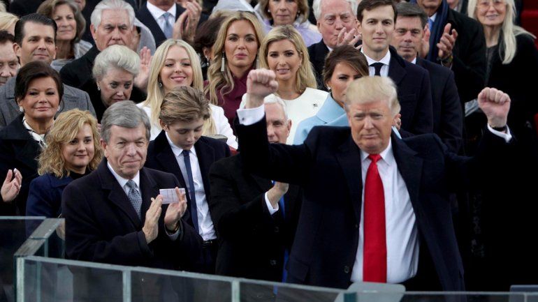 EL 45º mandatario de la historia estadounidense remarcó que su pueblo ha sido víctima de la globalización y que eso