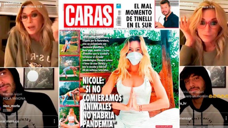 Nicole dijo que si no comiéramos animales, no habría pandemia y Yanina se sacó
