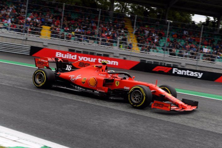 Charles Leclerc marcó el pulso del inicio de la Fórmula 1 en Monza