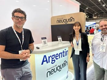 Leticia Esteves, secretaria de ambiente de Neuquén, en la Offshore Technology Conference (OTC) 2025.