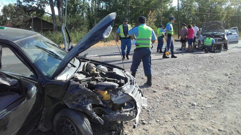 Ruta 22: una mujer resultó herida tras un choque en Plottier