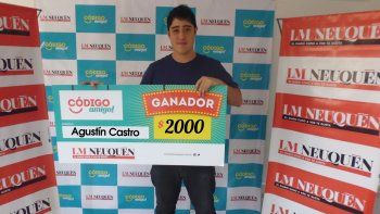 Agustín, uno de los ganadores.