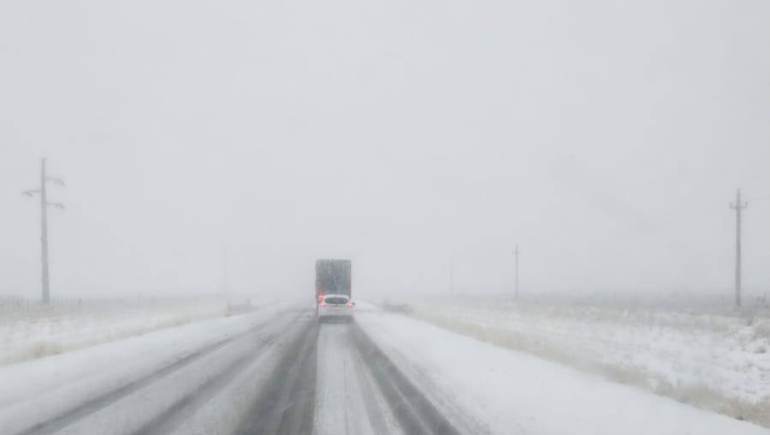 Así está la ruta, entre Cutral Co y Zapala. Así está la ruta, entre Cutral Co y Zapala.