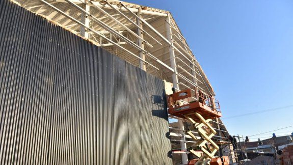 Avance de obra: tiene un 70% el SAF del barrio San Lorenzo
