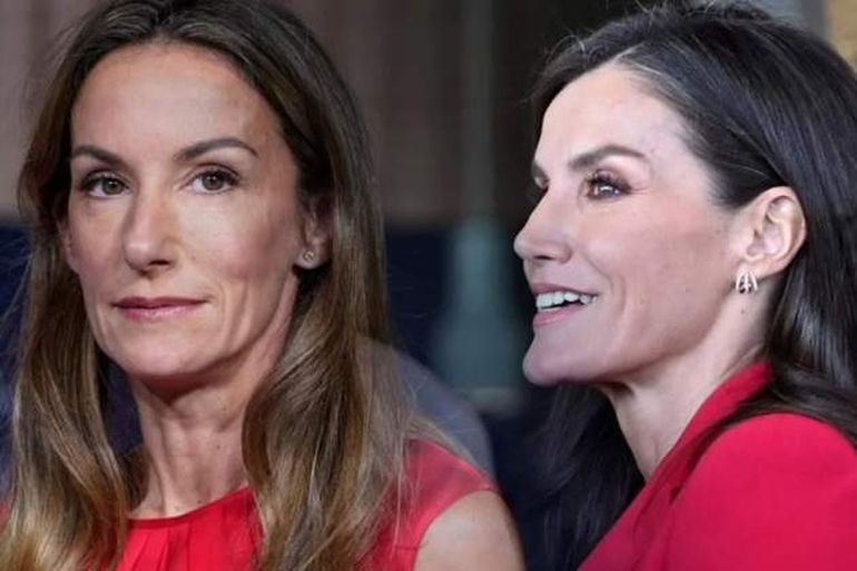 Telma Ortiz y su hermana, la reina Letizia. Telma Ortiz y su hermana, la reina Letizia.