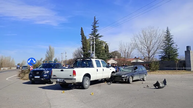El accidente sobre ruta 40 dejó a una bebé como víctima fatal. El accidente sobre ruta 40 dejó a una bebé como víctima fatal.