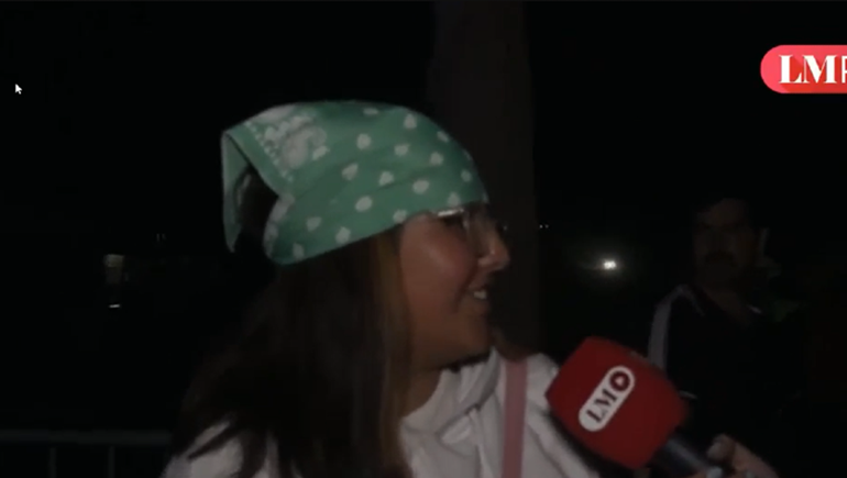 Zaira, la afortunada joven que subió al escenario con Lit Killah