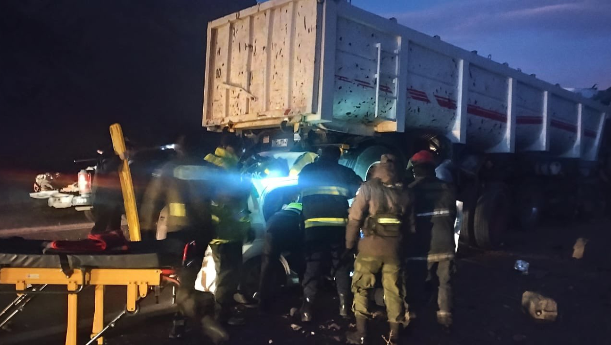 El violento accidente ocurrió en la Ruta 7, camino al paso internacional de Chile