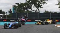 El impactante accidente de Pierre Gasly. El impactante accidente de Pierre Gasly.