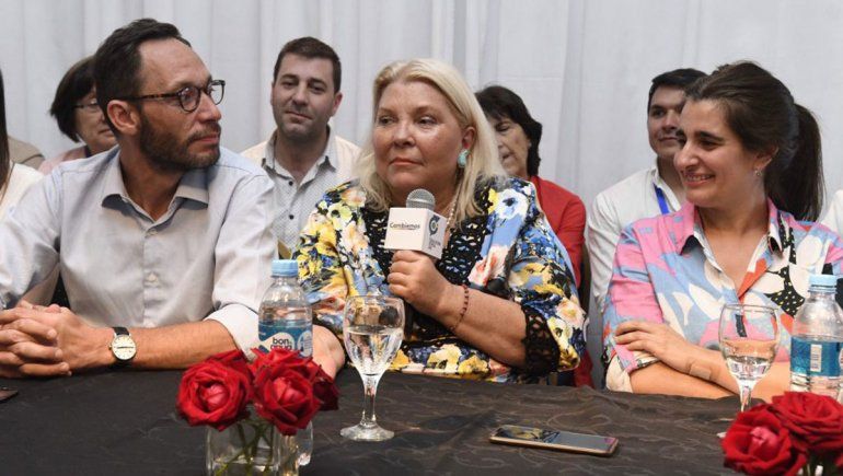 Carrió presidió una reunión de la Coalición Cívica