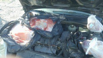 el contrabando se agiganta y pasan carne oculta hasta en los motores el contrabando se agiganta y pasan carne oculta hasta en los motores