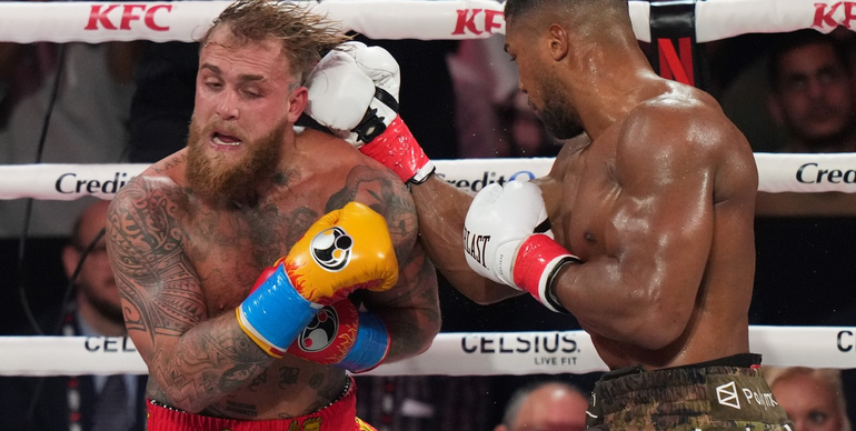 La reacción de Jake Paul al accidente que sufrió Anthony Joshua