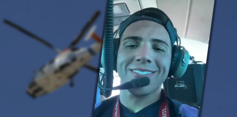 Video: del micro al helicóptero, caravana suspendida por incidentes