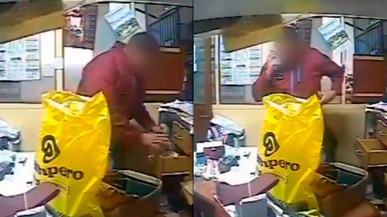 Un policía fue a un local por una denuncia y terminó robando