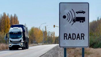 El radar en Picún Leufú está funcionando en la Ruta Nacional 237.