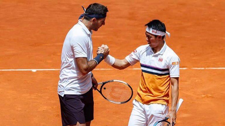 Delpo volvió en el dobles y se cree que jugará singles