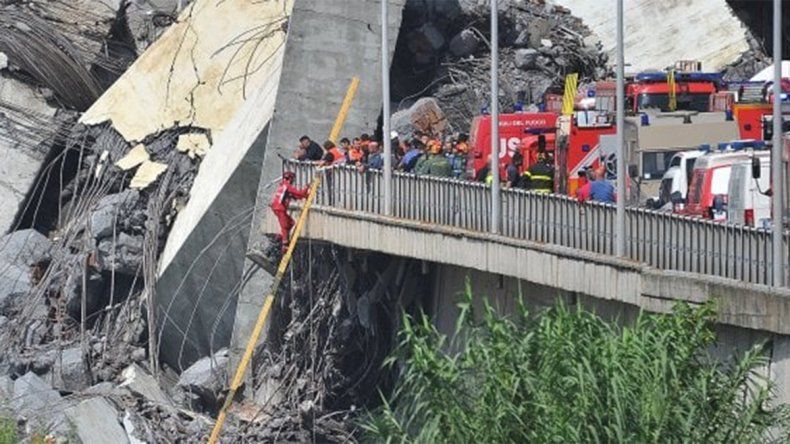 Ya son 42 los muertos por el derrumbe del puente de Génova