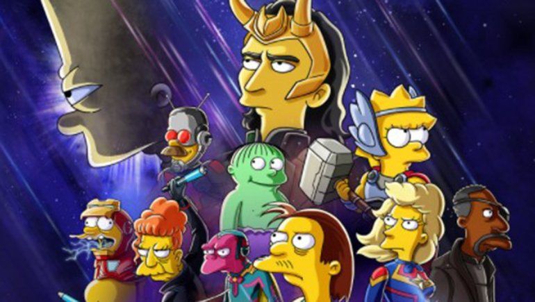 El crossover de Loki y Los Simpson ya está disponible en Disney Plus