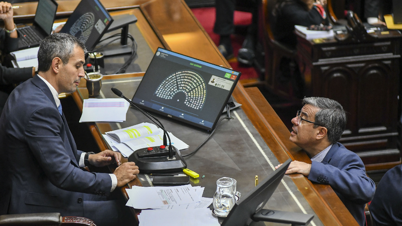 Germán Martínez, presidente del bloque de Diputados de Unión por la Patria, denunció irregularidades.