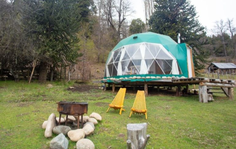 Los domos Fiofío y Diucón de El Cipresal. Los domos Fiofío y Diucón de El Cipresal.