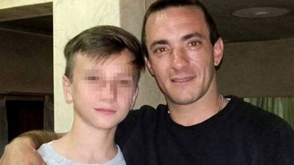 Brian y su papá, Fernando, quien publicó una carta desgarradora.