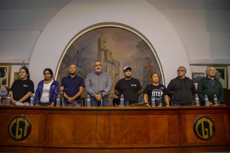 La cúpula de la CGT La cúpula de la CGT