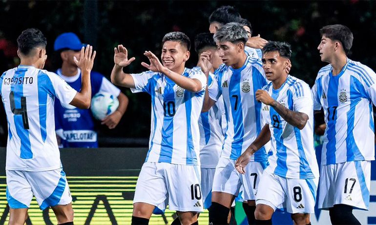 La Selección Argentina Sub 20 viene de conseguir una goleada histórica.