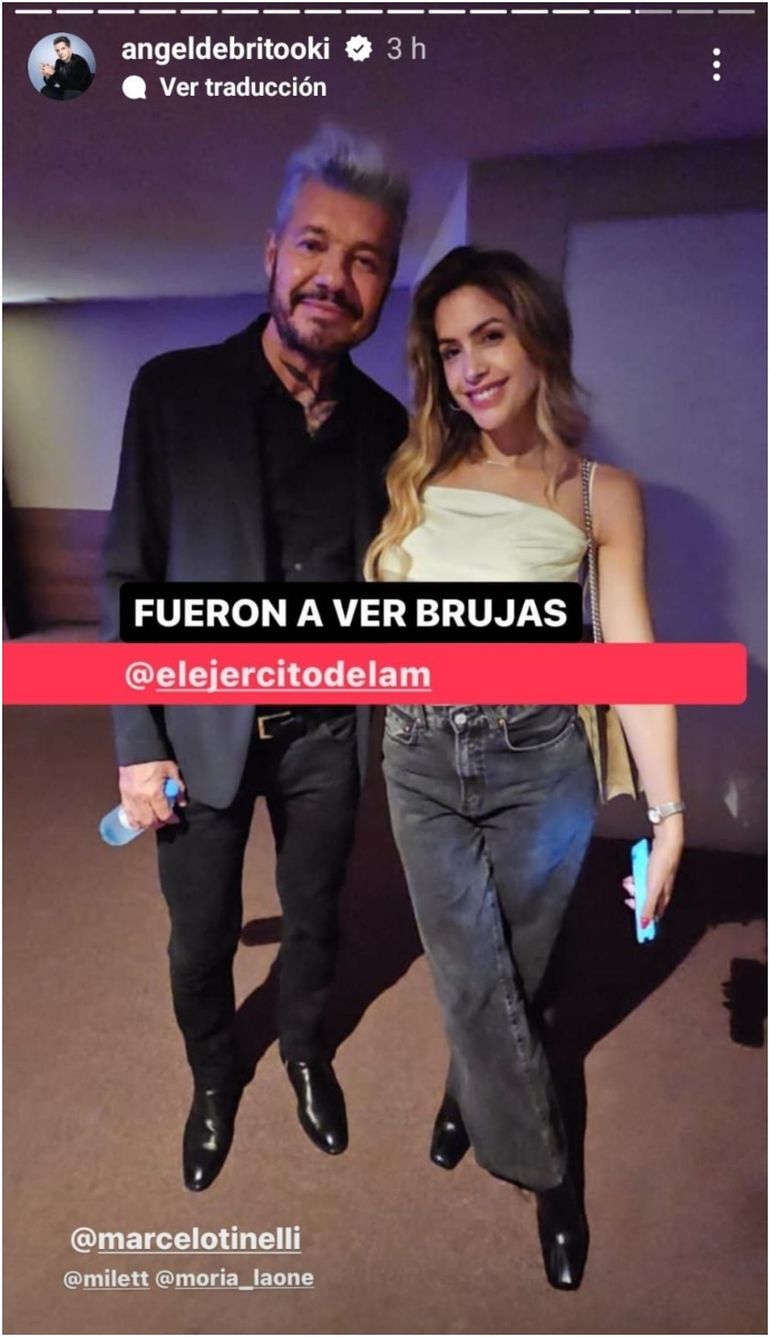 Marcelo Tinelli y Milett Figueroa Marcelo Tinelli y Milett Figueroa