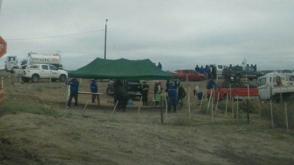 camioneros y petroleros privados le hicieron un paro a vista oil