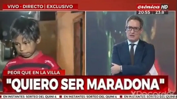 desgarrador video: el nene que suena con ser maradona para salir de la pobreza desgarrador video: el nene que suena con ser maradona para salir de la pobreza
