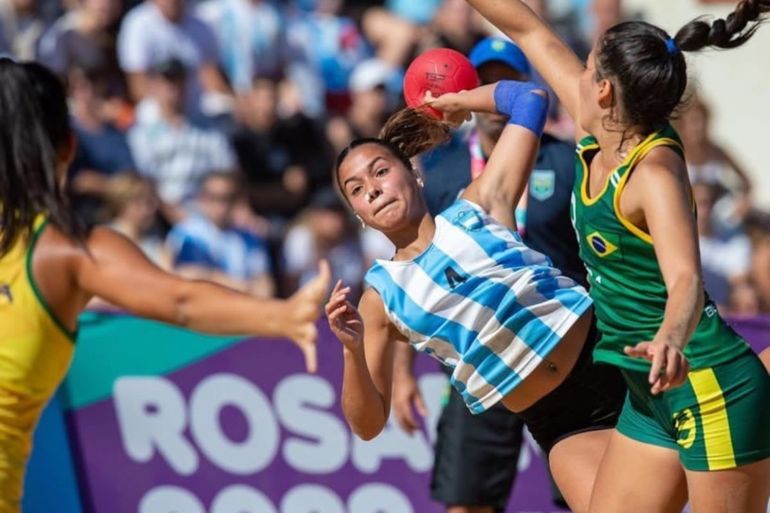 La rionegrina Agostina Arcajo. La rionegrina Agostina Arcajo.