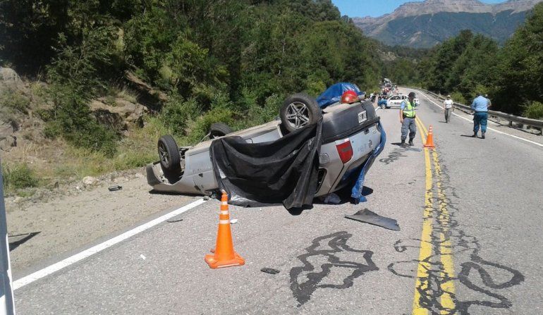 Un nena de 11 años murió en un vuelco en San Martín de los Andes